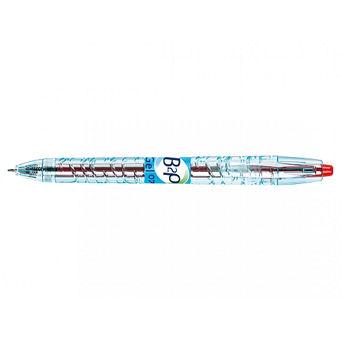 Pilot B2P Gel Anklippbarer versenkbarer Stift Rot