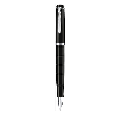 Pelikan Classic 215 Füllfederhalter Integriertes Befüllsystem Schwarz, Silber 1 Stück(e)