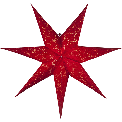 Star Trading Papierstern Decorus ohne Kabel Geschenkbox Ø63cm