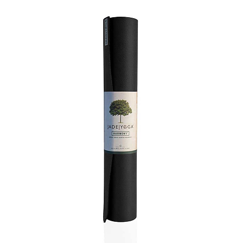 JadeYoga Harmony Yoga-Matte Gummi Schwarz