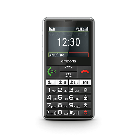 Emporia emporiaPURE-LTE 5,87 cm (2.31") 107 g Schwarz Seniorentelefon