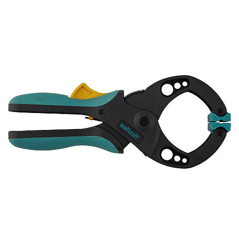 wolfcraft GmbH FZR 30 Ratschenklemme 3 cm Grau, Türkis, Gelb