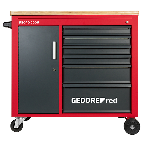 Gedore Werkstattwagen MECHANIC PLUS 6 Schubladen 988x431x935 mm