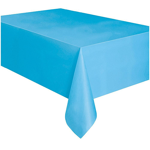 Unique Party 50393 Einweg-Tischdecke Rechteckig Kunststoff Blau