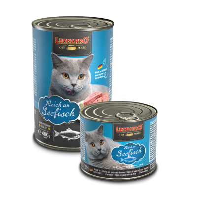 Leonardo Cat Food LEONARDO Reich an Seefisch