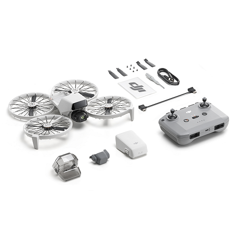 DJI Flip 4 Rotoren Quadrocopter 48 MP 3840 x 2160 Pixel 3110 mAh Schwarz, Weiß