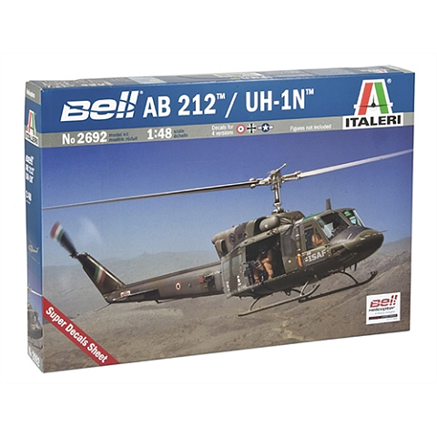 Italeri Bell AB 212 /UH 1N Drehflügler-Modell Montagesatz 1:48