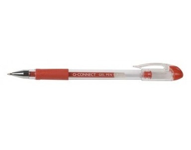 Q-CONNECT KF21718 Gelstift Ultrafein Verschlossener Gelschreiber Rot 10 Stück(e)