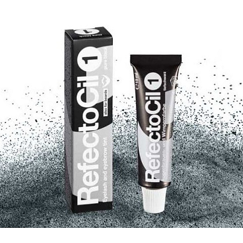 RefectoCil 9003877057109 Augenbrauen-/Wimpernfarbe 15 ml 1 Pure Black