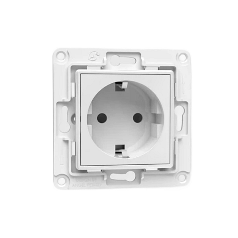 Shelly Wall Socket EU Steckdose Typ E Weiß