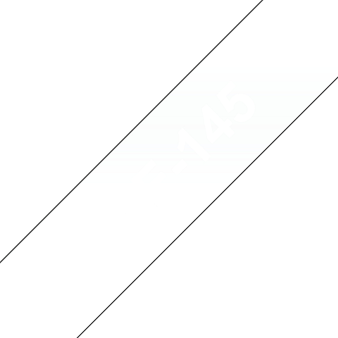 Brother TZE-145 Etiketten erstellendes Band Weiss auf Transparent