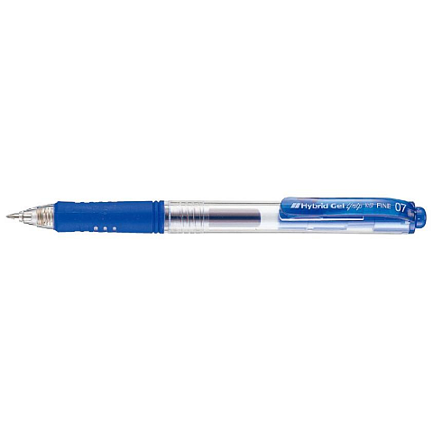 Pentel Hybrid Gel Grip Ausziehbarer Gelschreiber Blau 12 Stück(e)