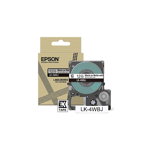 Epson LK-4WBJ Schwarz, Weiß