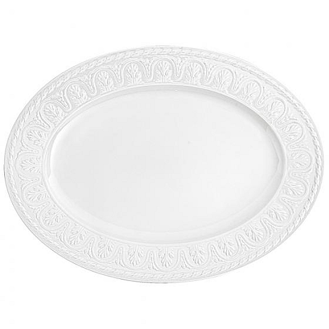 Villeroy & Boch Cellini Essteller Oval Porzellan Weiß 1 Stück(e)