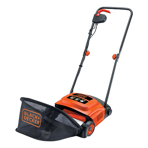 Black & Decker GD300-QS Rasen-Vertikutierer 600 W Schwarz, Orange