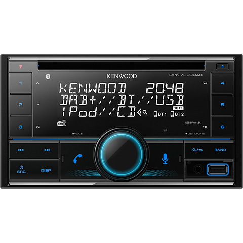 Kenwood Electronics DPX-7300DAB Schwarz Bluetooth