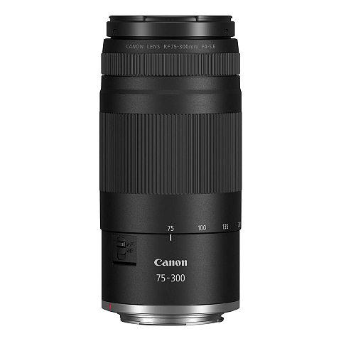 Canon RF 75-300 mm F4-5.6 Cropped frame(APS-C) camera Zoomobjektiv Schwarz