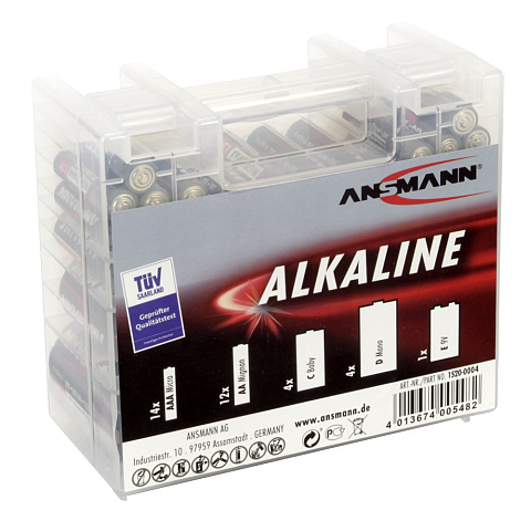 Ansmann 1520-0004 Haushaltsbatterie Einwegbatterie Alkali