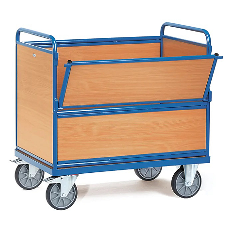 fetra 2872 Bollerwagen Sperrholz, Stahl Transportwagen
