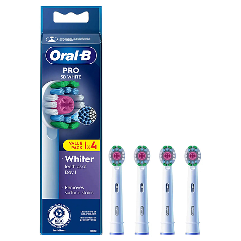Oral-B 3D White 4 Stück(e) Weiß