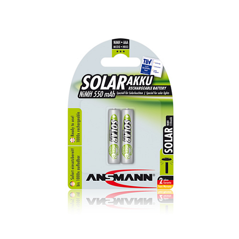 Ansmann 1311-0001 Haushaltsbatterie Wiederaufladbarer Akku AAA Nickel-Metallhydrid (NiMH)