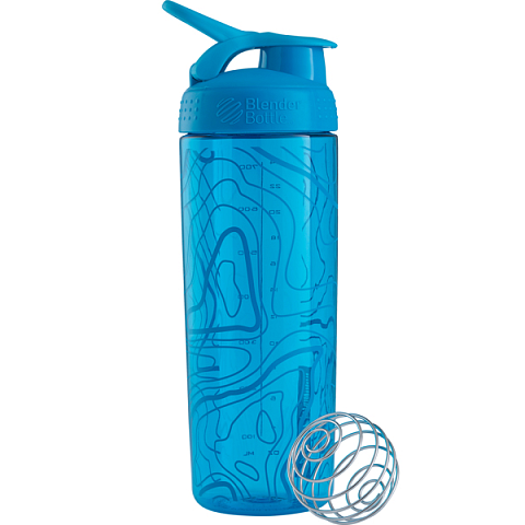 BlenderBottle Signature Sleek Sport 820 ml Polypropylen (PP), Edelstahl, Thermoplastisches Elastomer (TPE) Türkis