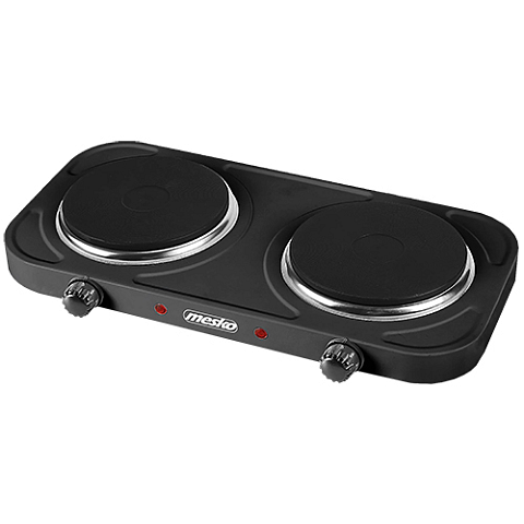 Mesko Home MS 6509 Kochfeld Schwarz Arbeitsplatte Versiegelte Platte 2 Zone(n)