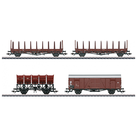 Märklin Freight Car Set Eisenbahngüterwaggon-Modell Montagesatz HO (1:87)