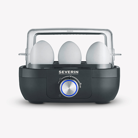 Severin EK 3166 Eierkocher 6 Eier 420 W Schwarz