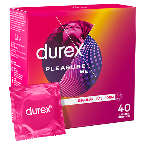 Durex Pleasure Me 40 Stück(e) Gerippt & gepunktet