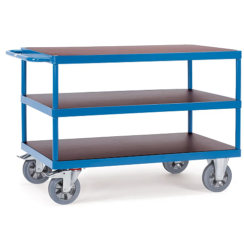 fetra 12425 Bollerwagen Sperrholz, Stahl Regalwagen