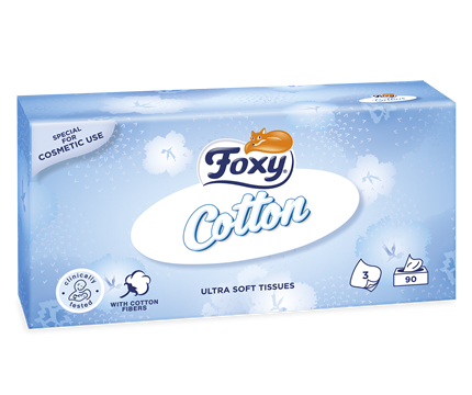 Foxy Cotton Weiß Zellulose 90 Stück(e)