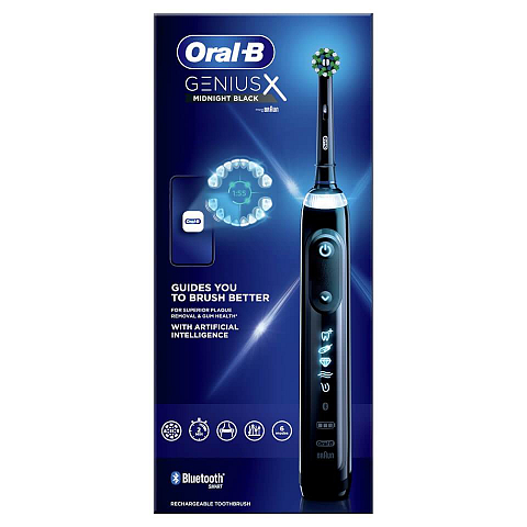 Oral-B Genius X Erwachsener Vibrierende Zahnbürste Schwarz