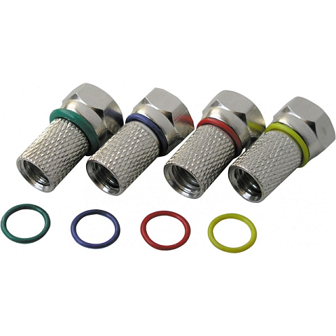 Schwaiger FSTFR7004 531 Koaxialstecker F-Typ 4 Stück(e)