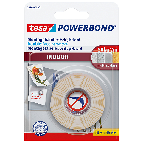 TESA Powerbond INDOOR 1,5 m Montageband