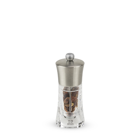 Peugeot Ouessant Pfeffermühle Edelstahl, Transparent