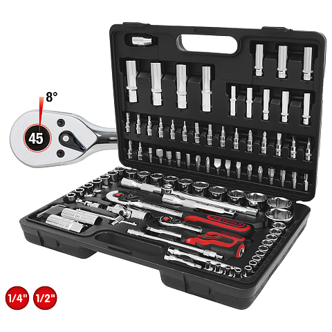 KS Tools 918.0796 Steckdosen/Steckdosen-Set Steckschlüssel-Satz