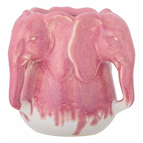 Bloomingville Pontus Vase andere Steingut Pink