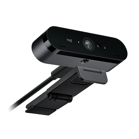 Logitech BRIO 4K Webcam 13 MP 4096 x 2160 Pixel USB Schwarz