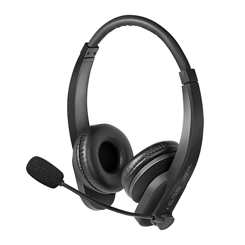 LogiLink BT0060 Kopfhörer & Headset Kabellos Kopfband Büro/Callcenter Bluetooth Schwarz