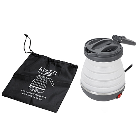 Adler AD 1279 Wasserkocher 0,6 l 750 W Schwarz, Weiß
