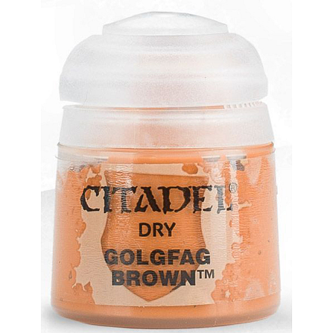 Games Workshop Dry Golgfag Brown Acrylfarbe 12 ml Braun Topf
