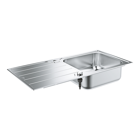 GROHE К500 Aufsatzwanne Rechteckig Edelstahl