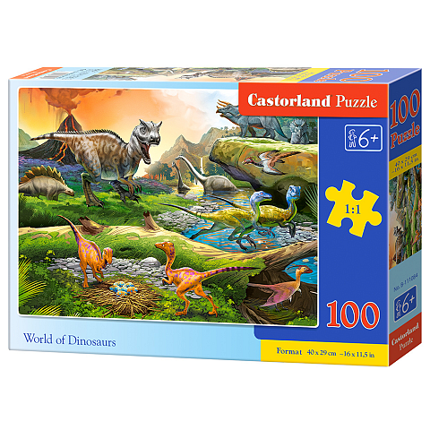Castorland B-111084 Puzzle Puzzlespiel 100 Stück(e) Dinosaurier