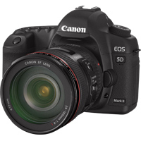 Canon EOS 5D Mark II + EF 24-70mm SLR-Kamera-Set 21,1 MP CCD 5616 x 3744 Pixel Schwarz