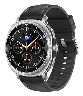 Samsung Galaxy Watch 8 Classic 3,3 cm (1.3") AMOLED 46 mm Digital 438 x 438 Pixel Touchscreen 4G Silber WLAN GPS