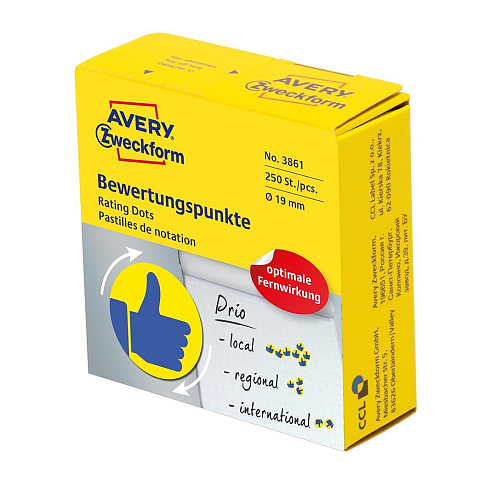 Avery Bewertungspunkte