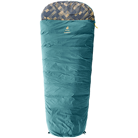 Deuter Overnite Kinder Mumienschlafsack Stoff Blau