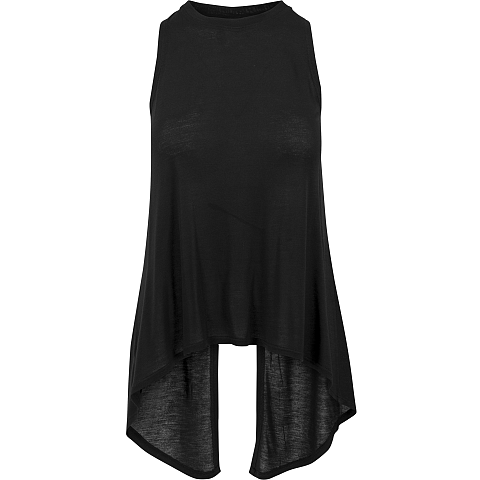 Urban Classics TB1509 Top (Kleidung) Rundhals Ärmellos Trikot, Viskose