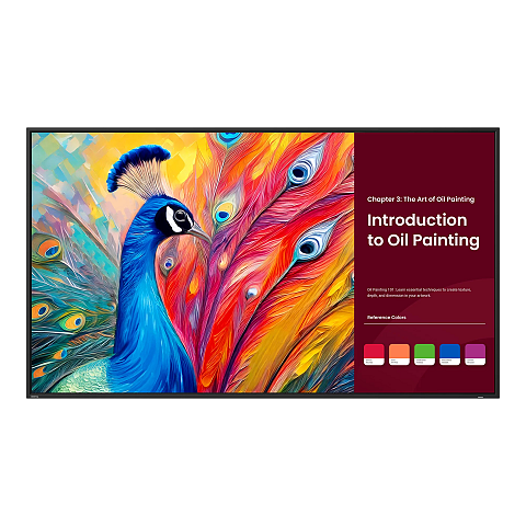 BenQ SH5504 Digital Signage Flachbildschirm 139,7 cm (55") LCD 800 cd/m² 4K Ultra HD Schwarz Eingebauter Prozessor Android 24/7
